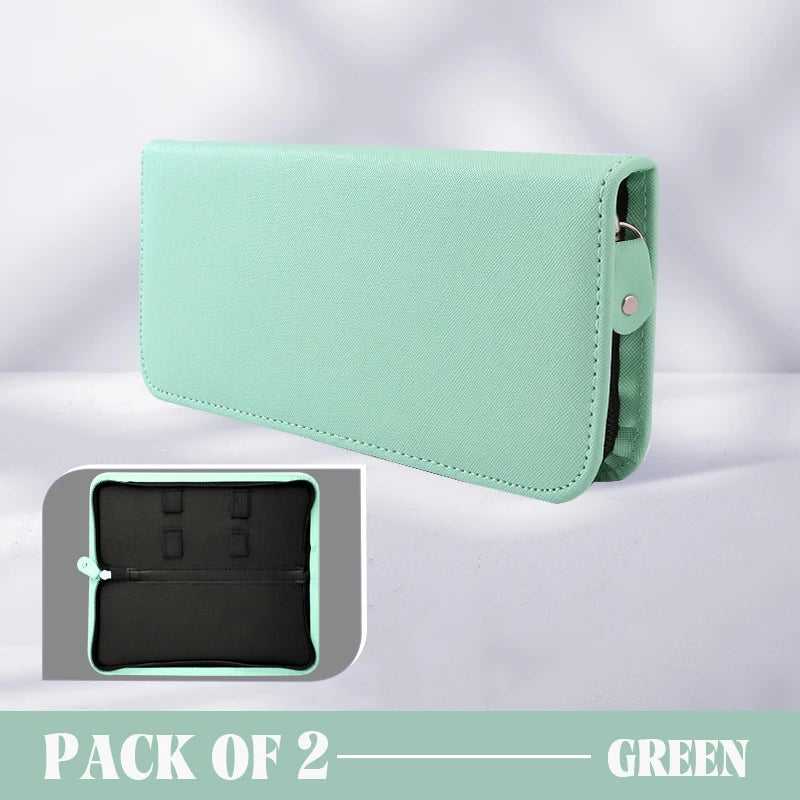 Fenice Professional 1/2/4/8 Pet Grooming Scissors Pack Colourful Hairdressing Shears Case Portable Storage Scissors Box