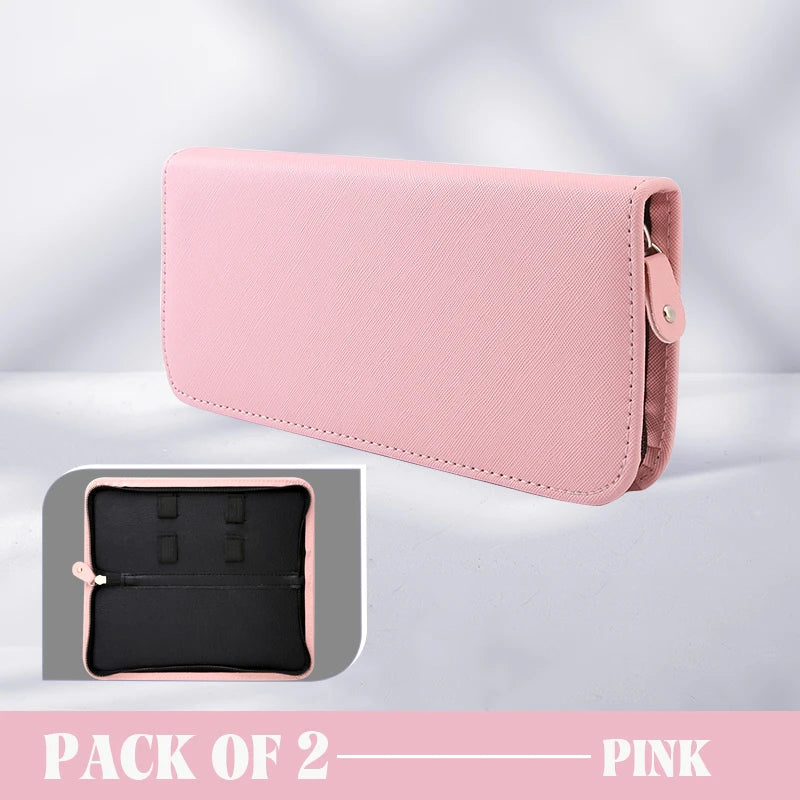 Fenice Professional 1/2/4/8 Pet Grooming Scissors Pack Colourful Hairdressing Shears Case Portable Storage Scissors Box