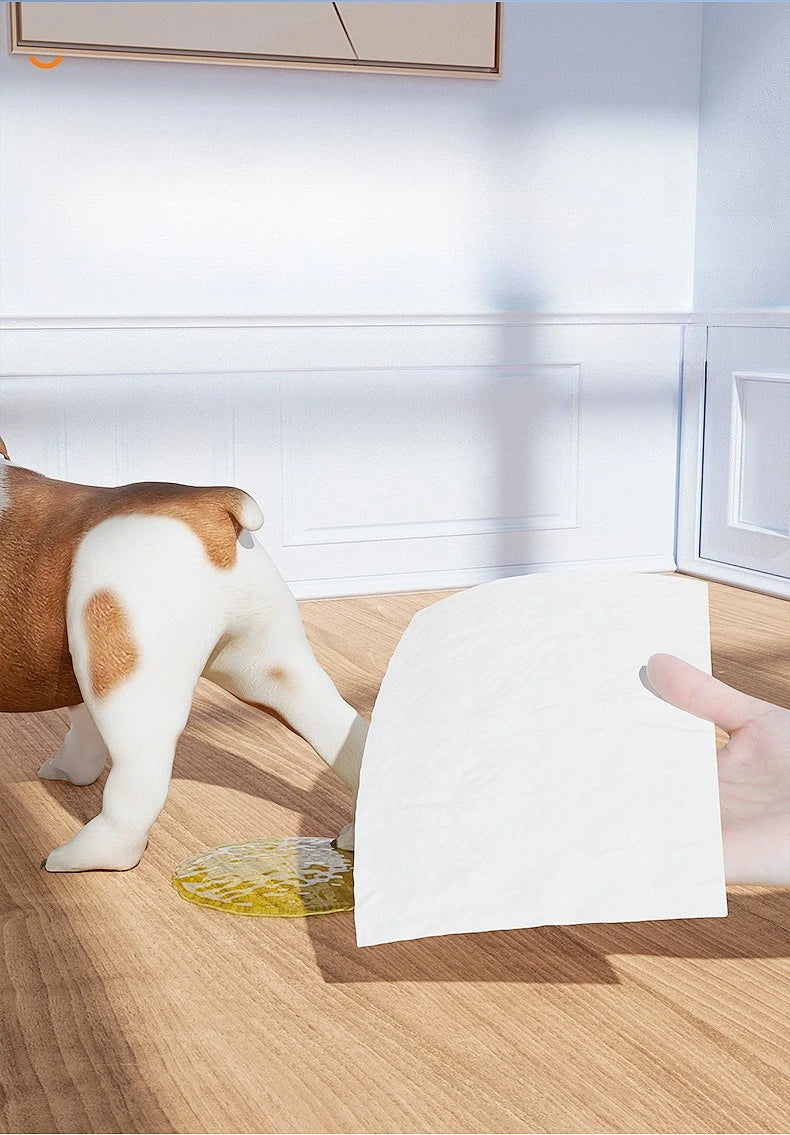 Dog Urine Absorbent Paper Wiping Dog Urine Artifact Pet Diaper Cleaning Dog Cat Absorbent Paper Wiping Quick Drying Diaper Pad