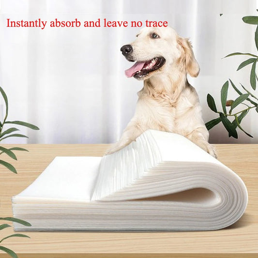 Dog Urine Absorbent Paper Wiping Dog Urine Artifact Pet Diaper Cleaning Dog Cat Absorbent Paper Wiping Quick Drying Diaper Pad